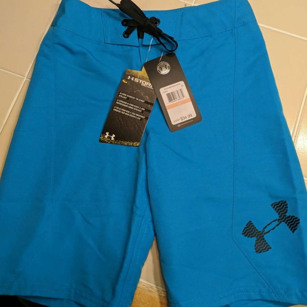 Boys Under Armour NWT swim trunks
